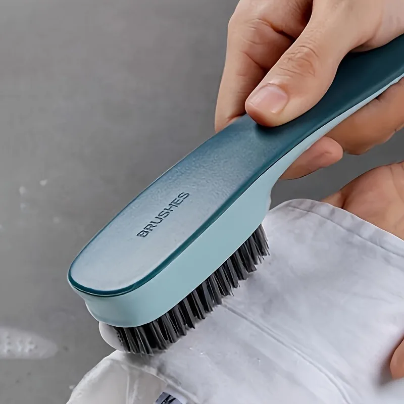 2pcs Soft Bristle Shoe Brush with Long Handle - Ideal for Boots, Jewelry & Watches Cleaning 3