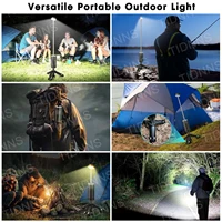 Telescopic Camping Light Rechargeable Fishing Lantern Dimming Night Atmosphere Light Emergency Light for Power Failure 10000mAh 4