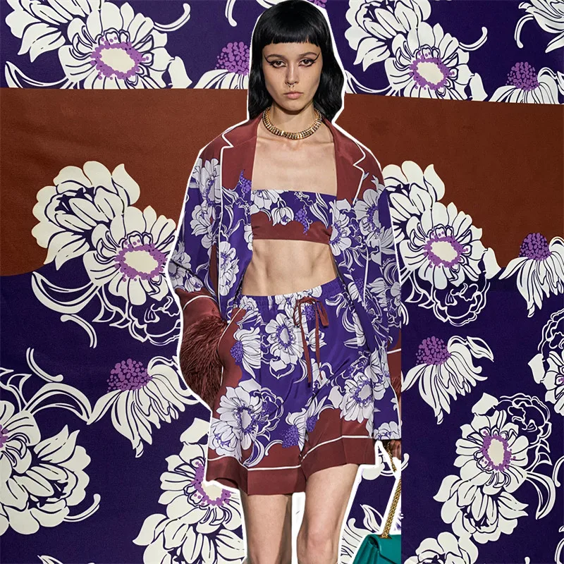 Spring summer Luxury Brand Colorblocking Bottom Pattern Digital 