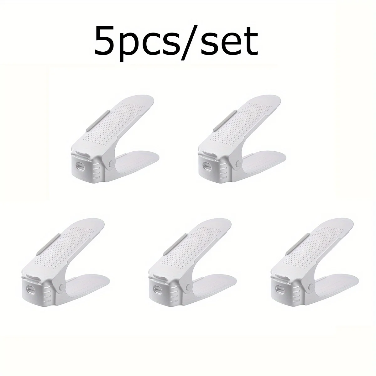 Ayarlanabilir ayakkabı rafı düzenleyici, yerden tasarruf sağlayan çift katmanlı destekli gardırop düzenleyici, ayarlanabilir ayakkabı saklama rafı