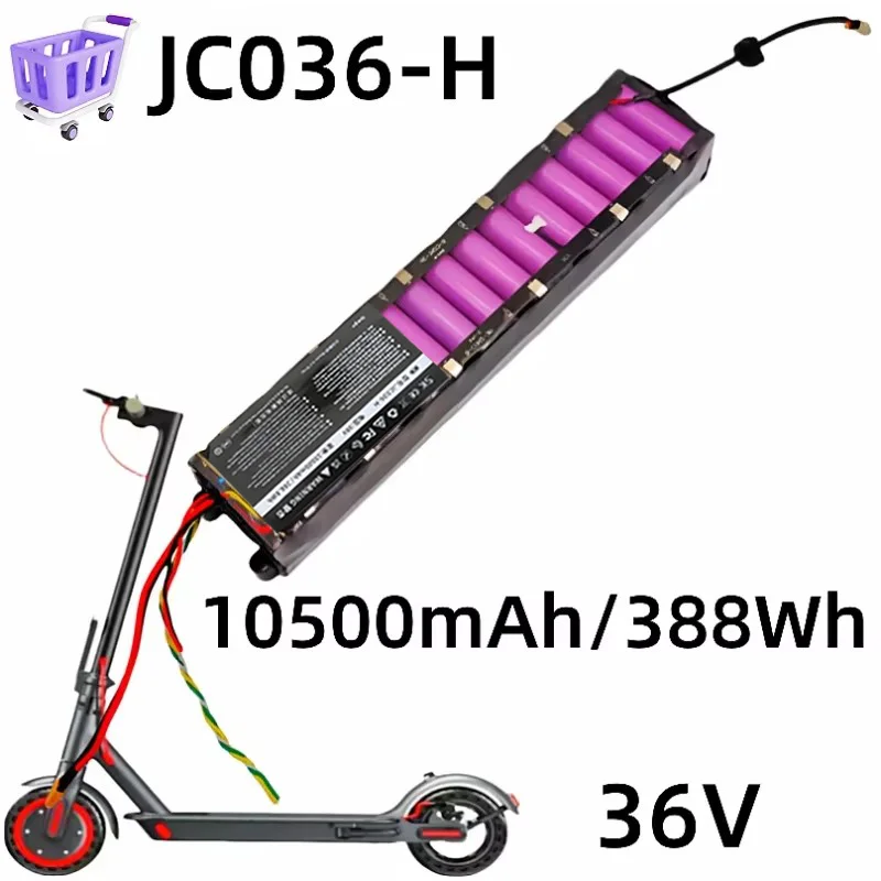 M365 Battery, 36V Scooter Battery, 36V 6600mah Battery Pack For M365 Electric Scooter Replacement Accessory