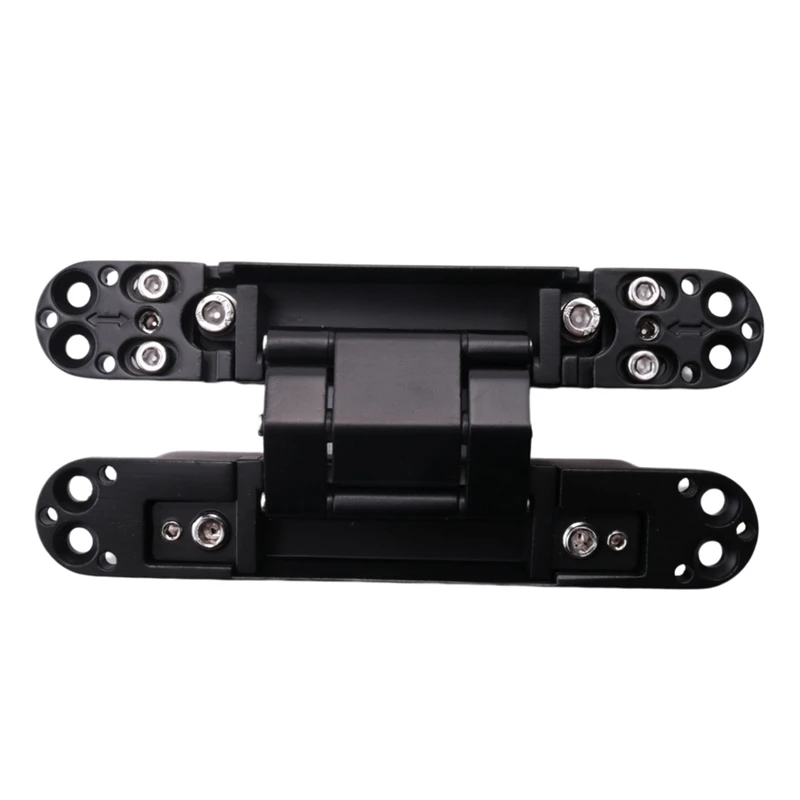 

2Pcs 6 Inch Concealed Door Hinges Invisible Hinges Concealed Hinges 180 Degree Swing Hinge 3 Way Adjustable Butt Hinge