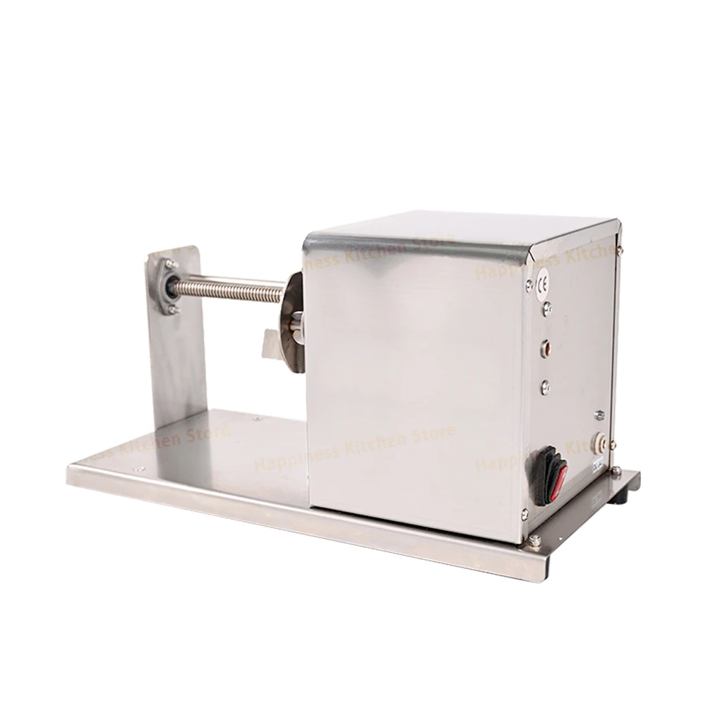 Electric Potato Cutter, Potato Curly Fries Cutting Machine, Automatic Vegetable Processor With 3 Blades