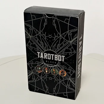 Un mazzo di tarocchi a tema robot 80 pezzi di carte dei tarocchi dei cartoni animati robot basate sul sistema pilota - 12 * 7 cm