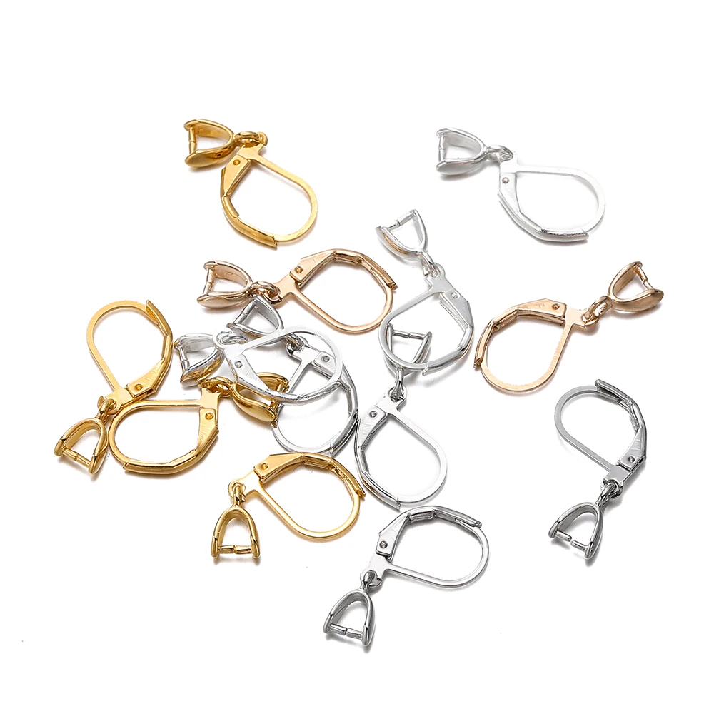 Nikkelvrij Stalen Click Hoop Oorbellen - Chain Goud – AllOver