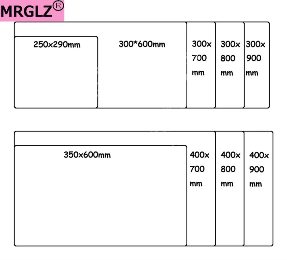 DROPSHIPPING-DIY بساط ماوس ألعاب كبير غير قابل للا...