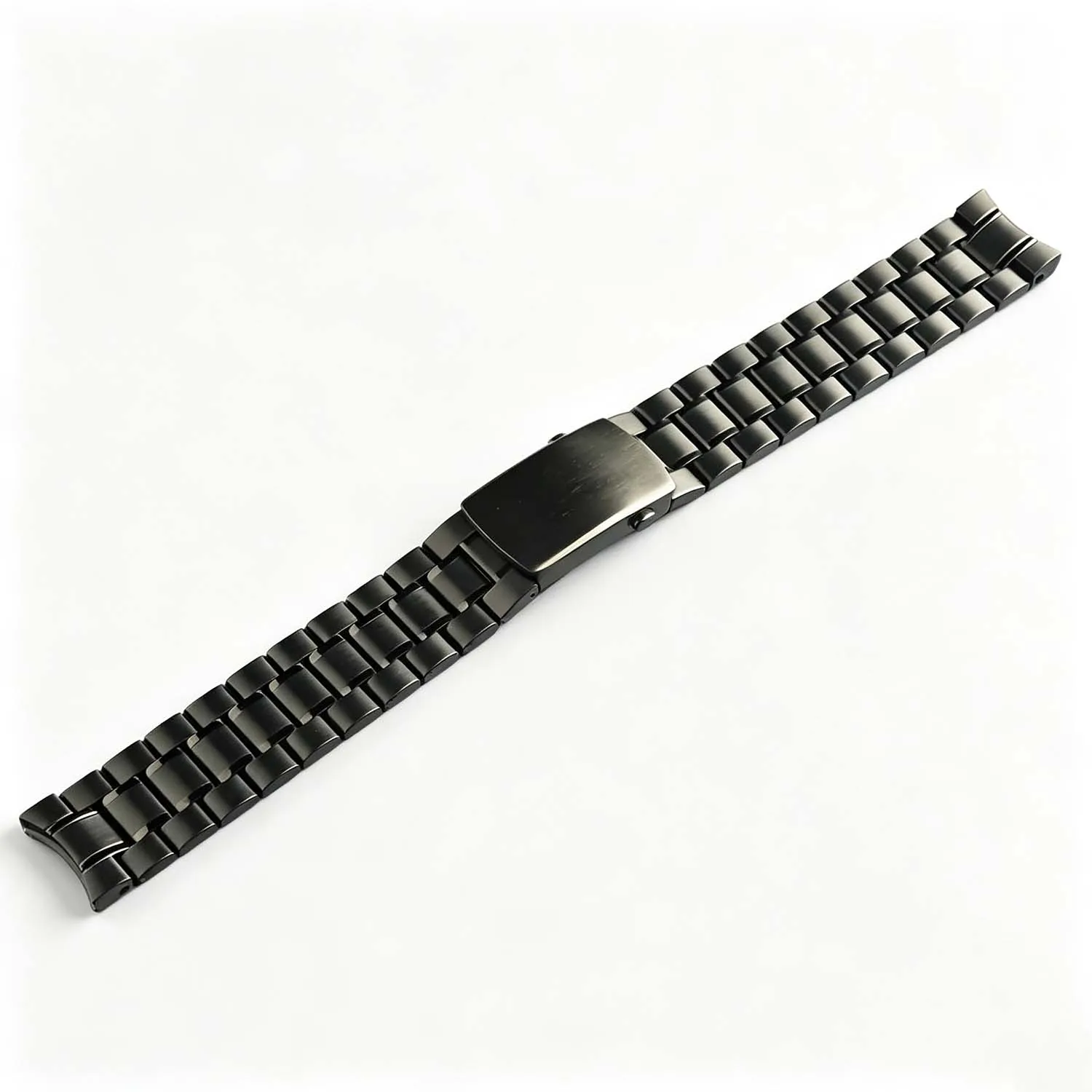 Men's 39.7mm Stainless Steel Watch Case with Moon Back Cover