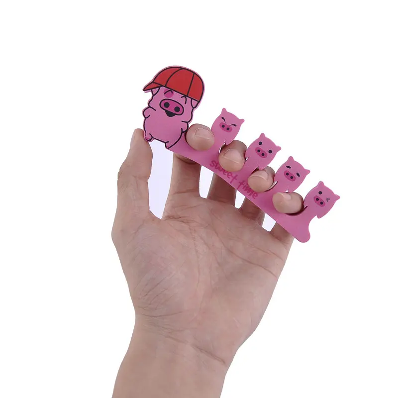 50 pcs/lot Nail Art Toe Separators Fingers Foots Sponge Soft UV Gel Polish Beauty Tools Manicure Pedicure Pack Nail