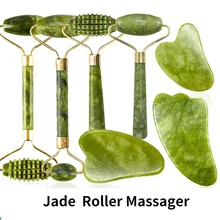 

Skin Care Face Jade Massager Roller Gua sha Scraper Beauty Health Facial Massage Gouache Lift Body Slimming Stone Guasha Tools