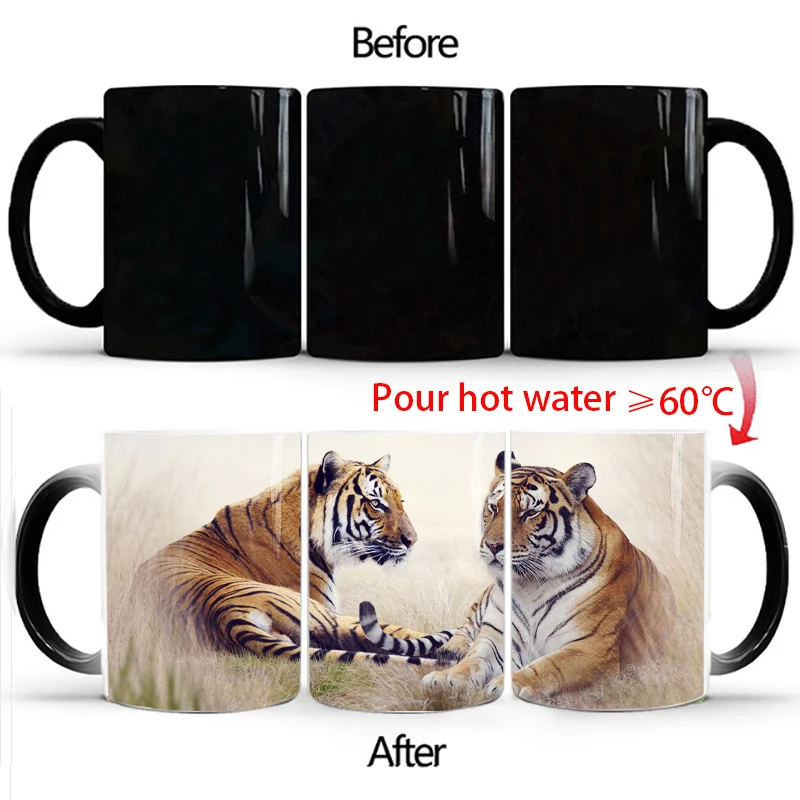Regalo personalizzato – Seduta koala tazza, motivo: animali, vari colori disponibili, qualsiasi nome/messaggio sulla tua tazza unica, Ceramica, Yellow