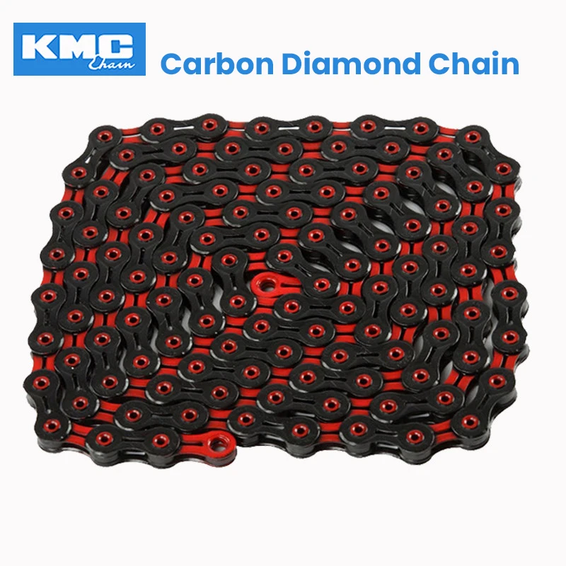 KMC Chain DLC 12 Speed Road Bike Carbon Diamond Chains Ultralight