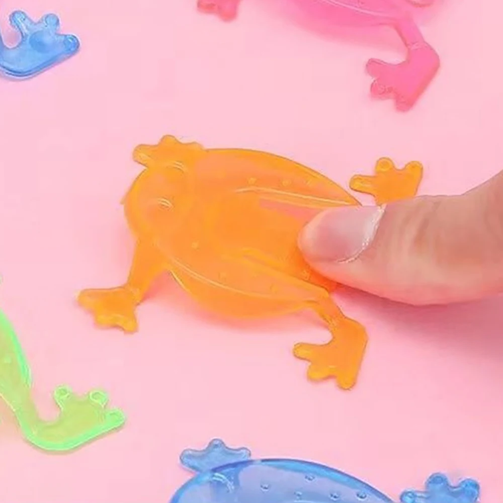 10/20/30PCS Plastic Jumping Frog Interactive Bouncing Frog Educational Durable Children's Educational Jumping Frog Toy 4