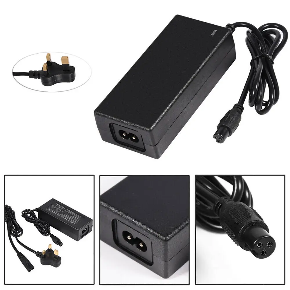 42V 2A ブラック急速充電器電源アダプタセグウェイ Swegway