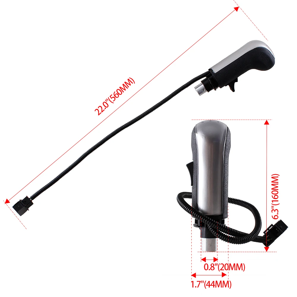 6Pin Truck Electric Shift Knob Gear Knob For MAN TGA 8 Speed
