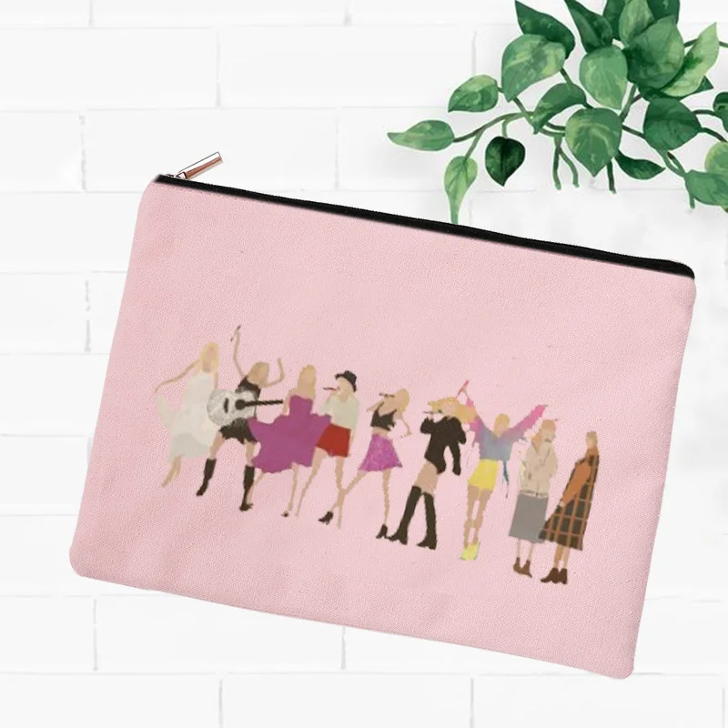swiftie version Cosmetic Bag ts merch Makeup Case the ears tour Travel Toiletries Organizer Storage Make Up Pouch Pencil Bag 4