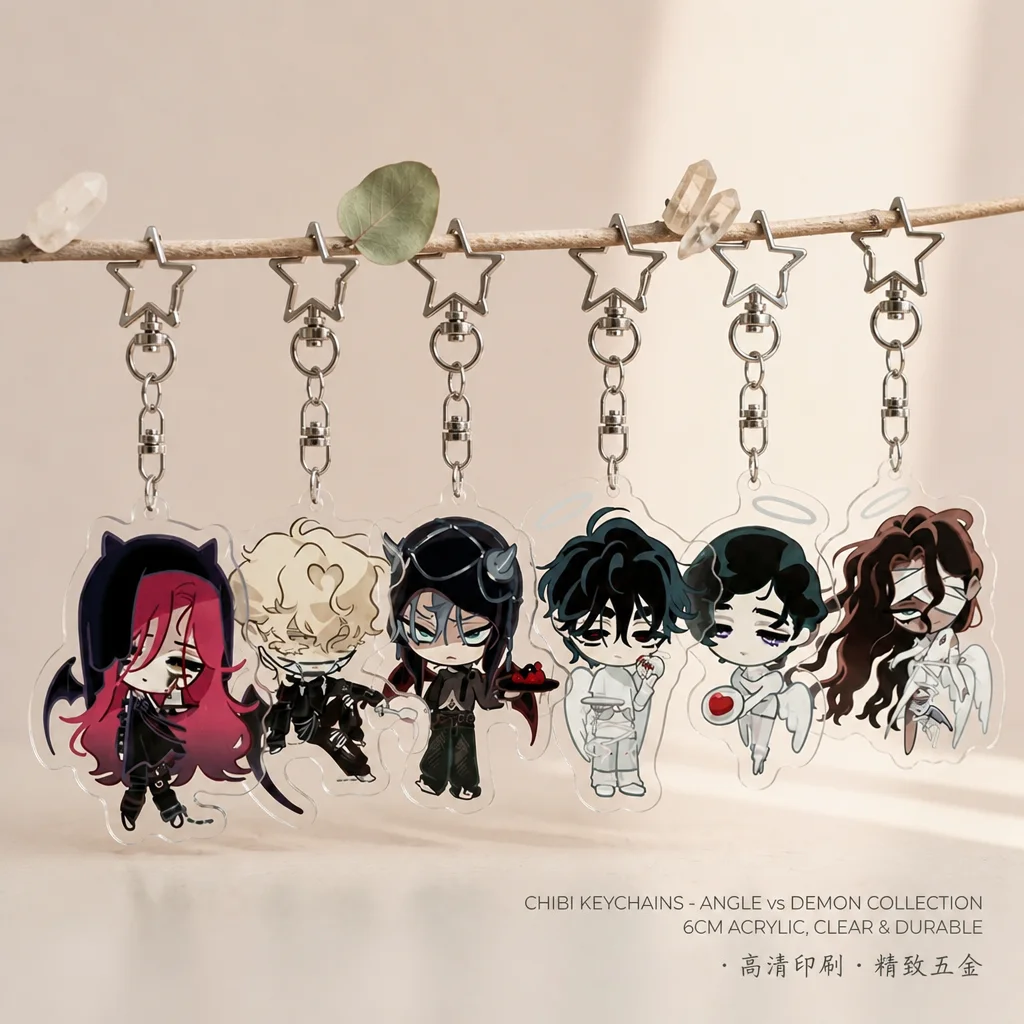 Modischer Anime Alien Stage Ivan Till Acryl-Schlüsselanhänger Kawaii Rucksack-Anhänger Ornament Handykette Schlüsselanhänger Charm Geschenk