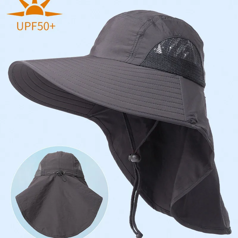 Cappello Da Pesca E Viaggio A Tesa Larga – Protezione Solare UV, Tessuto Impermeabile E Traspirante, Sottogola Regolabile, Unisex