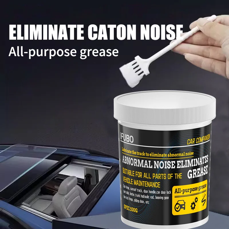 Synthetic Grease Lubricant for Car Sunroof, Door and Window Seal Track - Eliminates Squeaking and Sticking, Hydraulic Rod 3