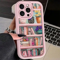 Pink Soft Shockproof Phone Case with Paintbook Design - Stylish and Protective Cover - iPhone SE (2020) (2)