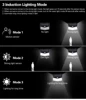 100 212 LED Solar Lamp PIR Motion Sensor LED Solar Light Solar Powered By Sunlight Waterproof For Outdoor Wall Street Decor 5