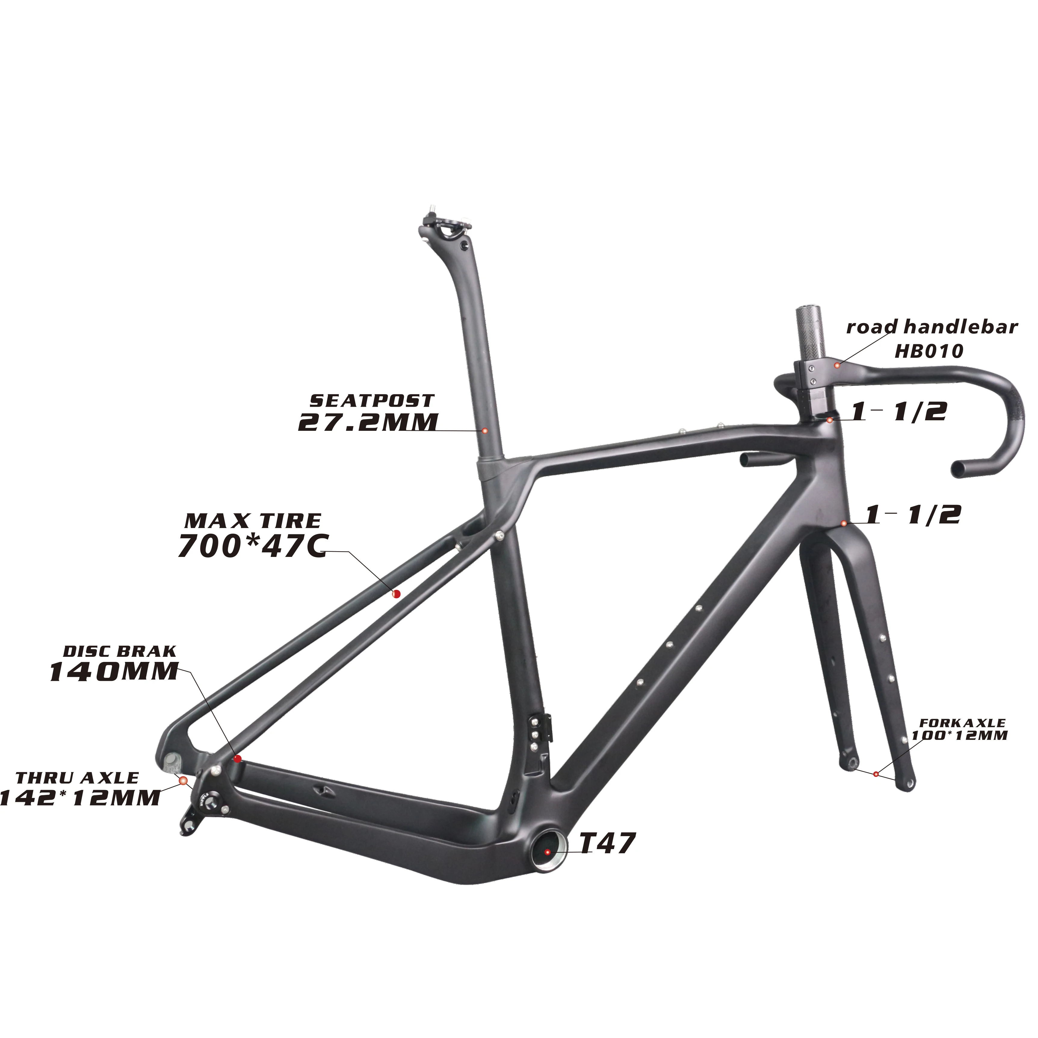 Seraph custom paint chaemeleon GR047 Carbon gravel frame super light
