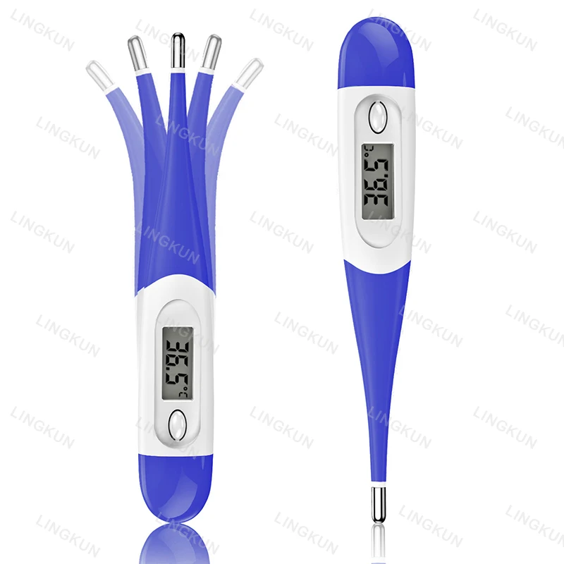 Thermometer Adults Soft Head Digital Oral Basal 15 Seconds Fast Reading Fever