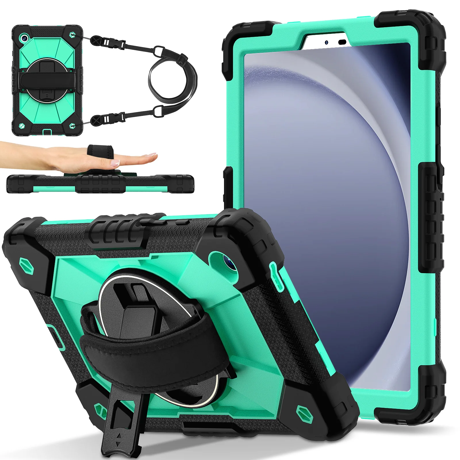 Rotatable Heavy Duty Armor Stand Cover with Shoulder Strap