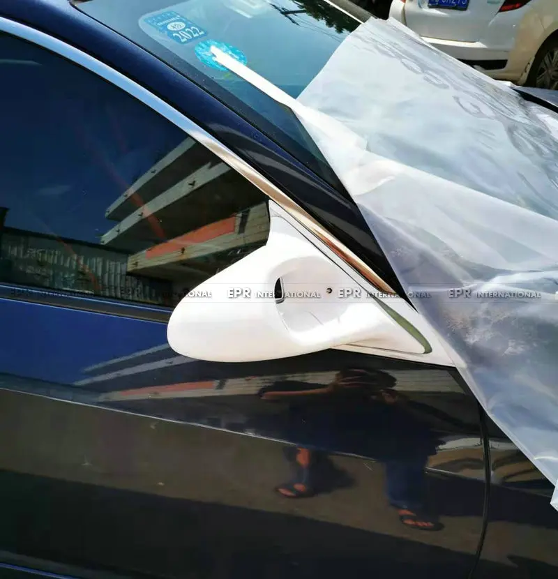 Glass Fiber Mirror For Honda Civic FK7 FK8 Ganador Style Right Hand Drive Vehicle FRP Unpainted