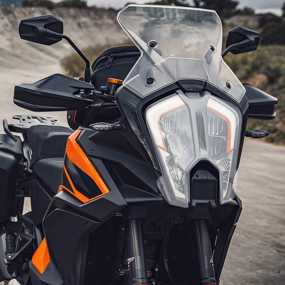 

2023 For 1290 Super Adventure ADV R S 2021 2022 Motorcycle Front Head Light Protection Acrylic Headlight Protector Guard Cover