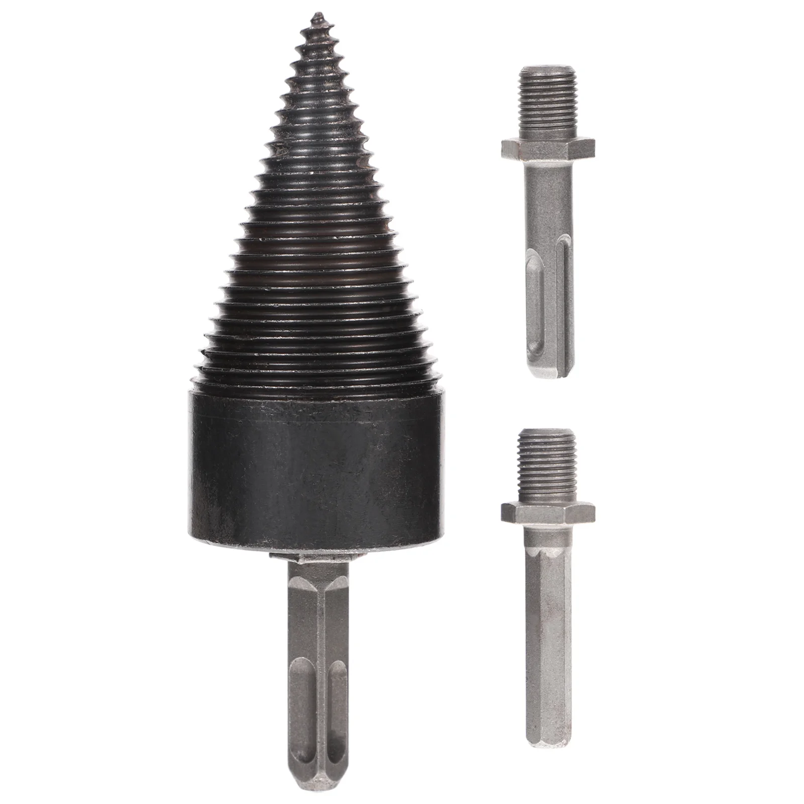 Firewood Drill Log Splitter Woodworking Tool Splitting Bit Cones Electrical Tools Steel