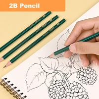 Deli 10pcs/set Wooden Pencil HB 2B 2H Children's Drawing Sketch Examination Pencil Stationery Art Supplies 3