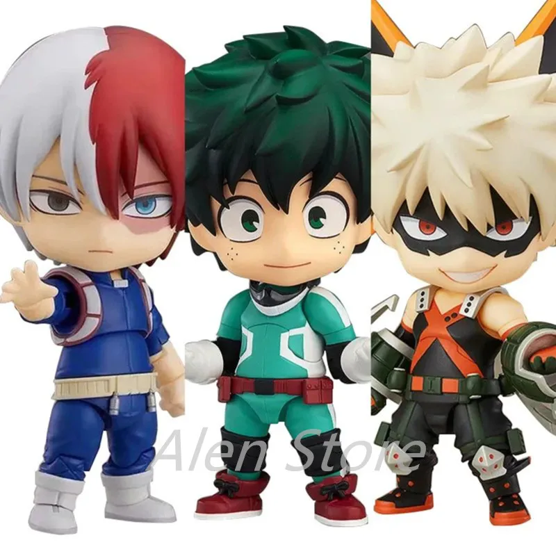 Анимационные периферийные игрушки моя геройская Академия Bakugou Midoriya Todoroki движущаяся модель Nendoroid фигурки орнамент коллекция