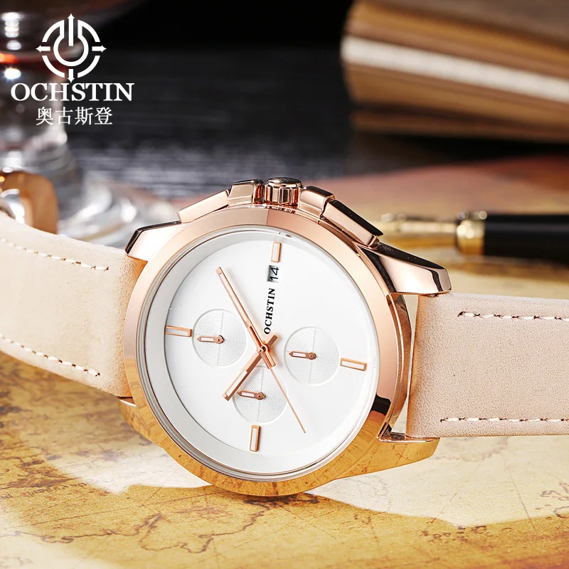 ochstin pilot series multi-function quartz movement waterproof watch new 2024 fashion gorgeous men's quartz watch