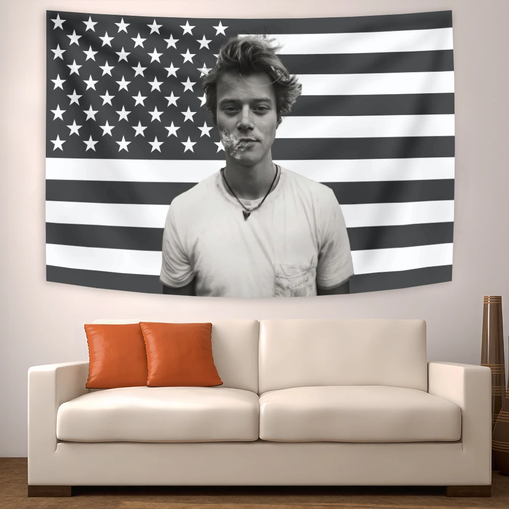 JJ Outerbanks Tapestry JJ Maybank American Flag Aesthetic Bedroom Decoration Tapestrys Home And Garden Banner 90x150cm