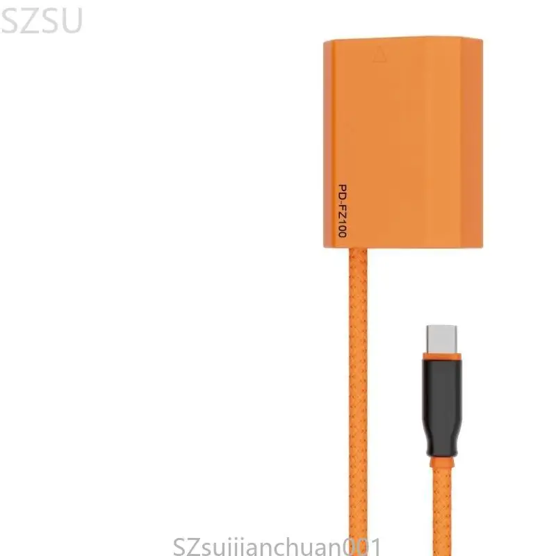 SZSU Type C to FZ100 Battery for A7III A7C Cameras Continuous Power Supply for Live Streaming and Video Recording