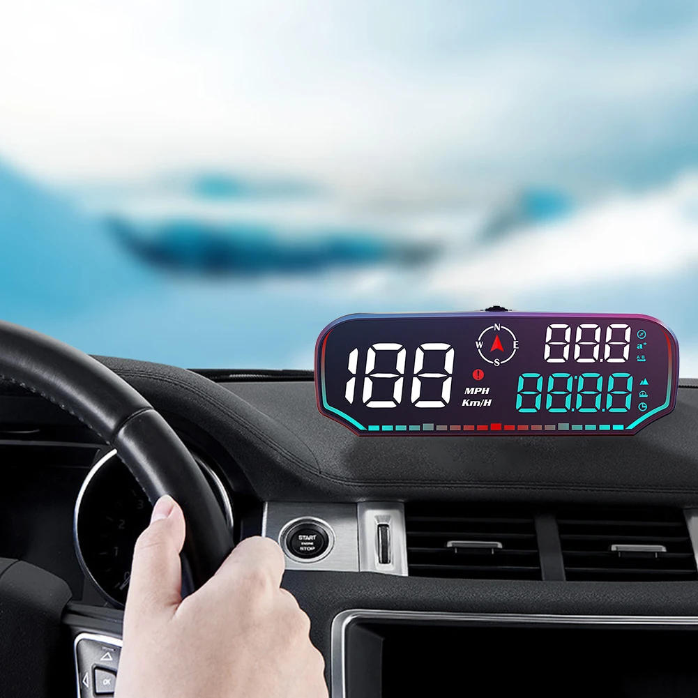  GPS HUD   ġ GPS Ʈ ڵ HUD  Ʈ  ˶  ð HD LED ÷ Ƿ  溸