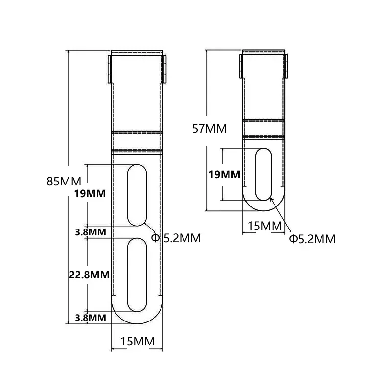 Stainless Steel Clip Waist Clip Ulticlip Knife Sheath Knife Sheath DIY Making Accessories Parts