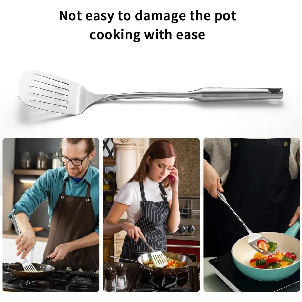 Stainless Steel Kitchen Shovel Spatula Non Stick Cookware Dishwasher Cleanable Easy To Clean Ideal Cookware kitchen utensils