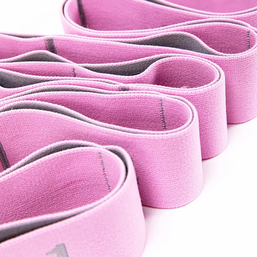 Yoga elastico elastico banda 8 anelli indipendenti fitness ginnastica stretching resistenza banda elastica fitness attrezzatura per l'allenamento_voghion.com