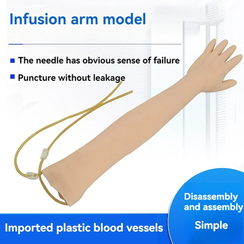CompleteSetArmVeinPunctureTrainingModelIntravenousInfusion