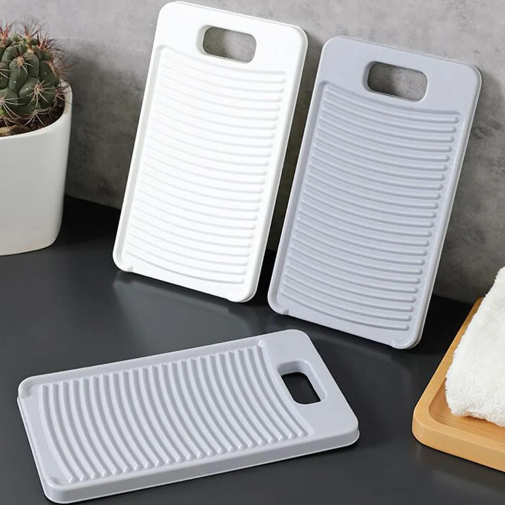 Anti Hangable Washboard for Hand Washing Clothes Grey Portable Efficient Space saving Stylish Design Travel 4