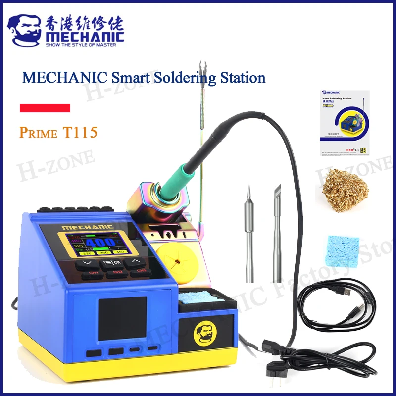 

MECHANIC Prime Nano Smart Soldering Station 130W 1S Fast Heating Welding Platform for T245 /T210 /T115 Handle Solder Iron Tips