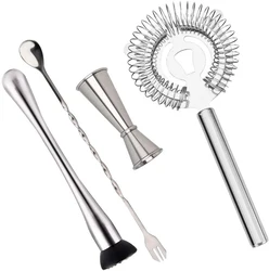 Premium Stainless Steel Cocktail Stirring & Mixing Tool Kit - L (Pink)