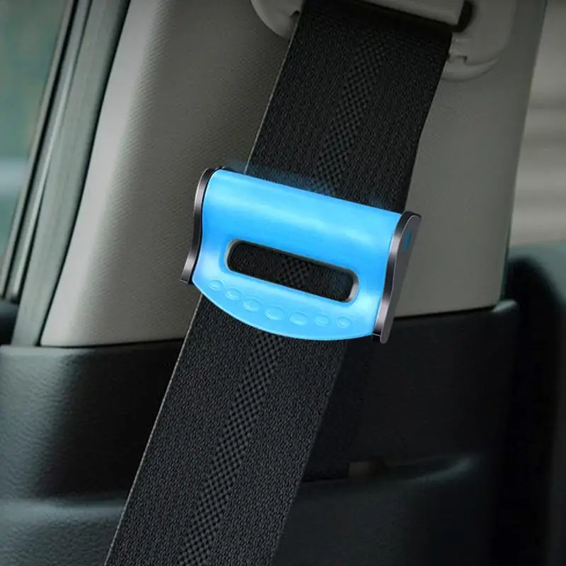 Car Seat Belt Clip Belt Cover Clips Locking Clip Seat Adjuster Strap Positioner Locking Safe Seatbelt Tension Adjuster