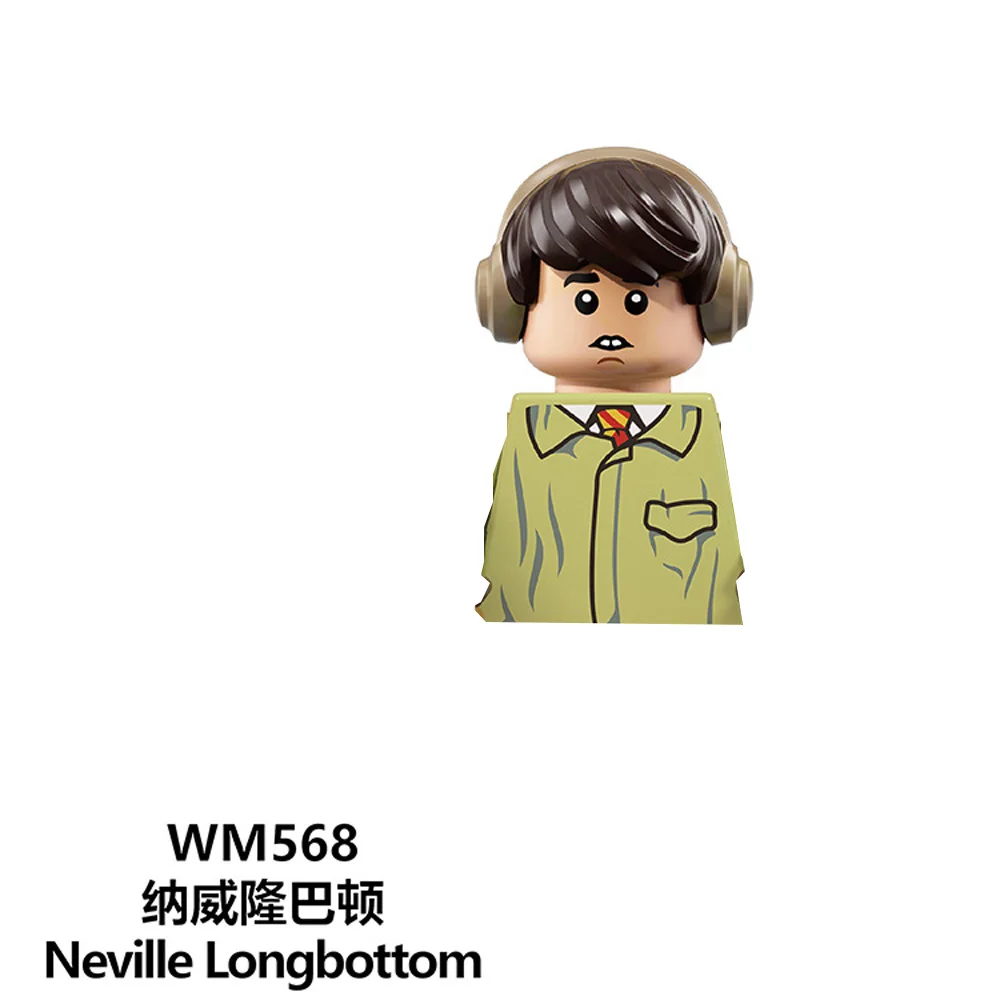 Movie Harry Building Blocks Doll Luna Lovegood Neville Longbottom Professor Trelawney Mini Action Figures Kids Creative Gifts
