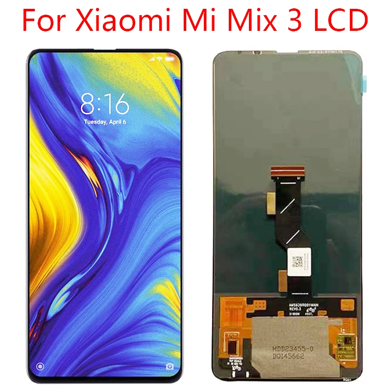 

6.39" TFT OLED Xiaomi Mi Mix 3 LCD Display with Touch Screen Digitizer Assembly For Xiaomi Mix3 M1810E5A Mix3-5G M1810E5GG