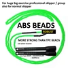 NEVERTOOLATE RA HANDLE  STRAIGHT HARD PE BEAD BEADED JUMP SKIPPING ROPE COLORFUL SKILL FREESTYLE FITNESS CROSSFIT 3