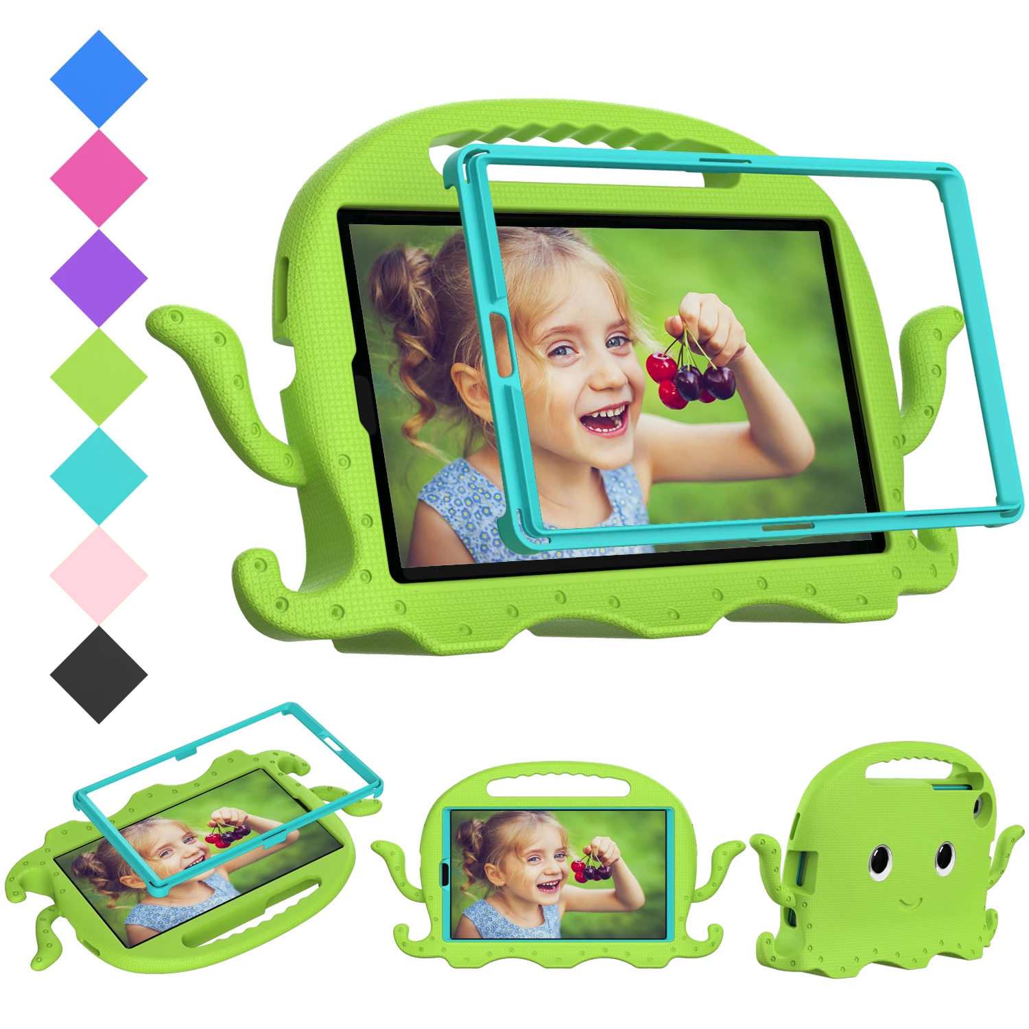 Custodia Per Tablet Samsung 8.0 Sm-T330 T331 Eva Custodia Per Tablet Con Supporto Completo Per Tablet Tab E T377 E 8.0 T380 385 T387 Kid