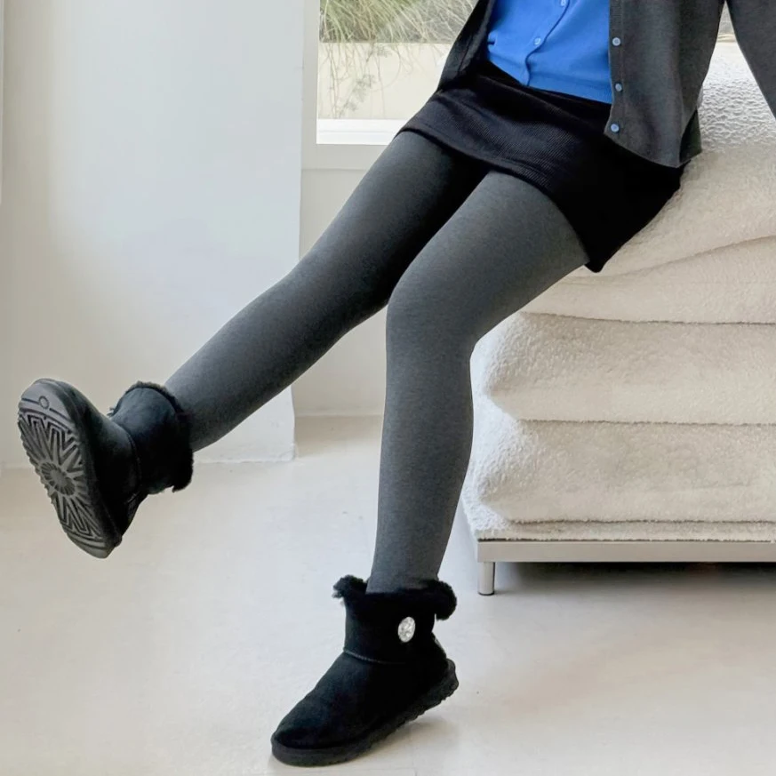 Fashion Plus Size Women's Leggings Premium Seamless And Warm Fleece Lining Can Be Worn On The Outside Autumn And Winter 9440