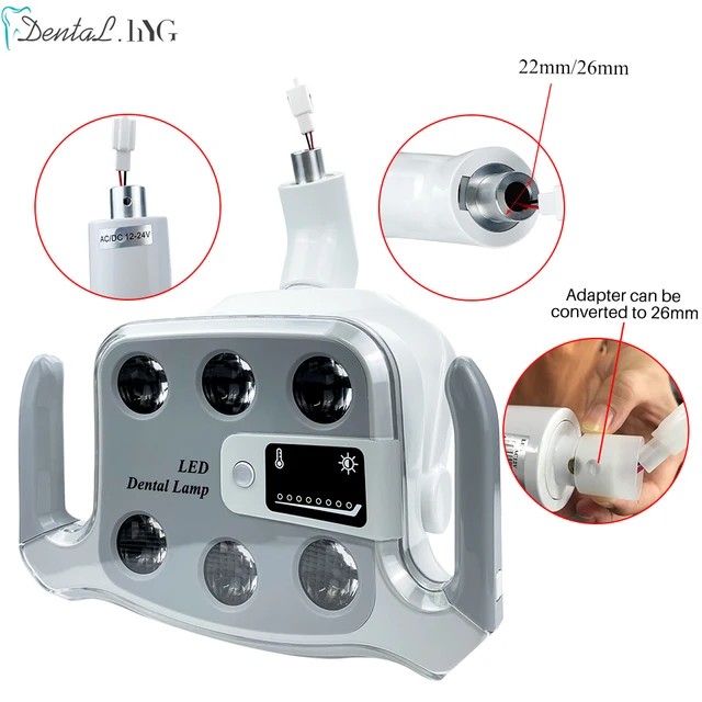 Dental LED Lamp Sensitive Light Shadowless Lamp With Induction Teeth Whitening For Implant Dentistry Equipment Dental Chair Lamp